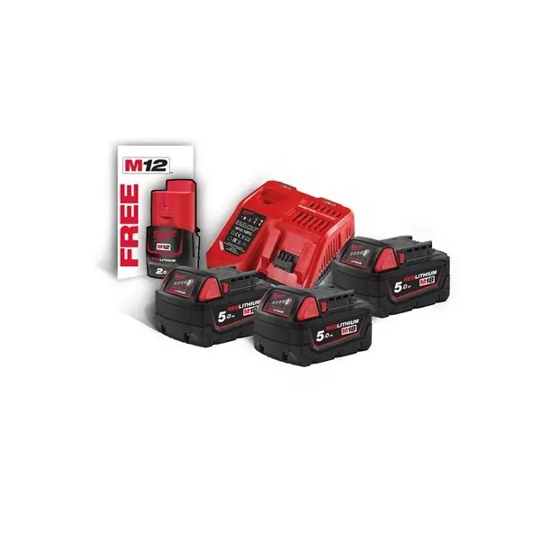 Milwaukee - 18V Starterset (M18 NRG-503) (4933451423) Top-Angebot