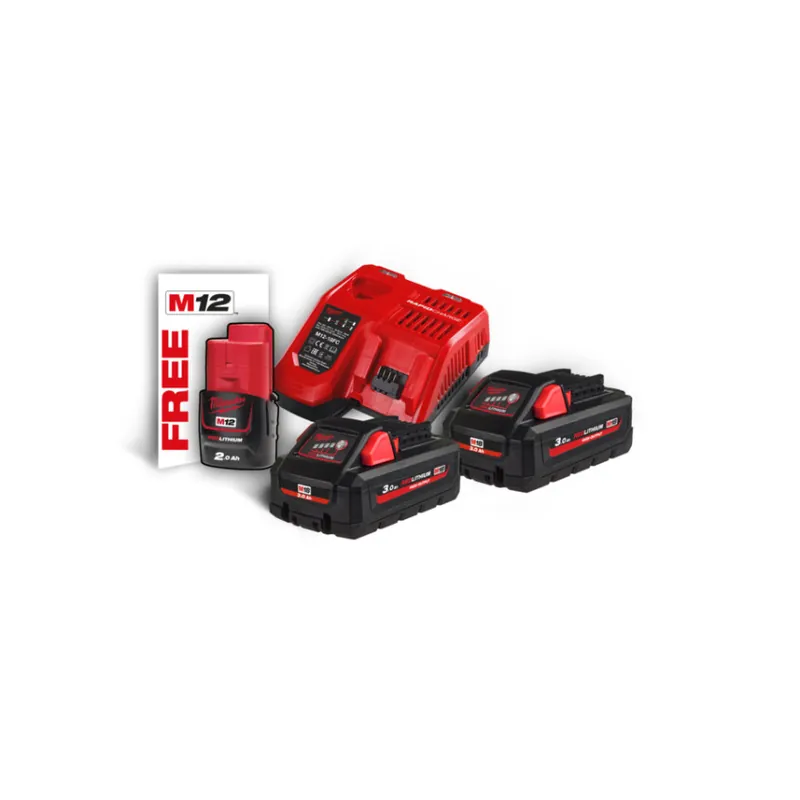 Neuheit Milwaukee - 18V Starterset (M18 HNRG-302) (4933471071)