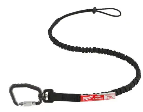 Zertifiziert Milwaukee - Werkzeug-Sicherungsgurt Lanyard Dynamisch bis 6,8 KG (4932471352)