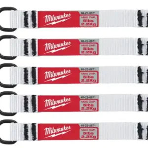 Milwaukee - Sicherungsband mit D-Ring (5 Stück) (4932471431) Solange Der Vorrat Reicht
