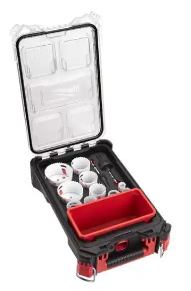 Top-Seller Milwaukee - Aktion HOLE DOZER Set 12 teilig im PACKOUT Organiser Compact (4932472248)