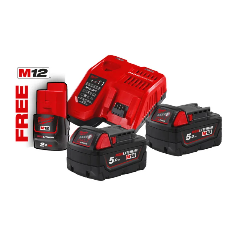 Milwaukee - 18V Starterset (M18 NRG-502) (4933459217) Jetzt Kaufen