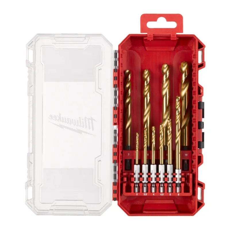 Meistverkauft Milwaukee - Metallbohrer SWave HSS-G TiN 1/4"-Hex Set 10-tlg. (4932493865)