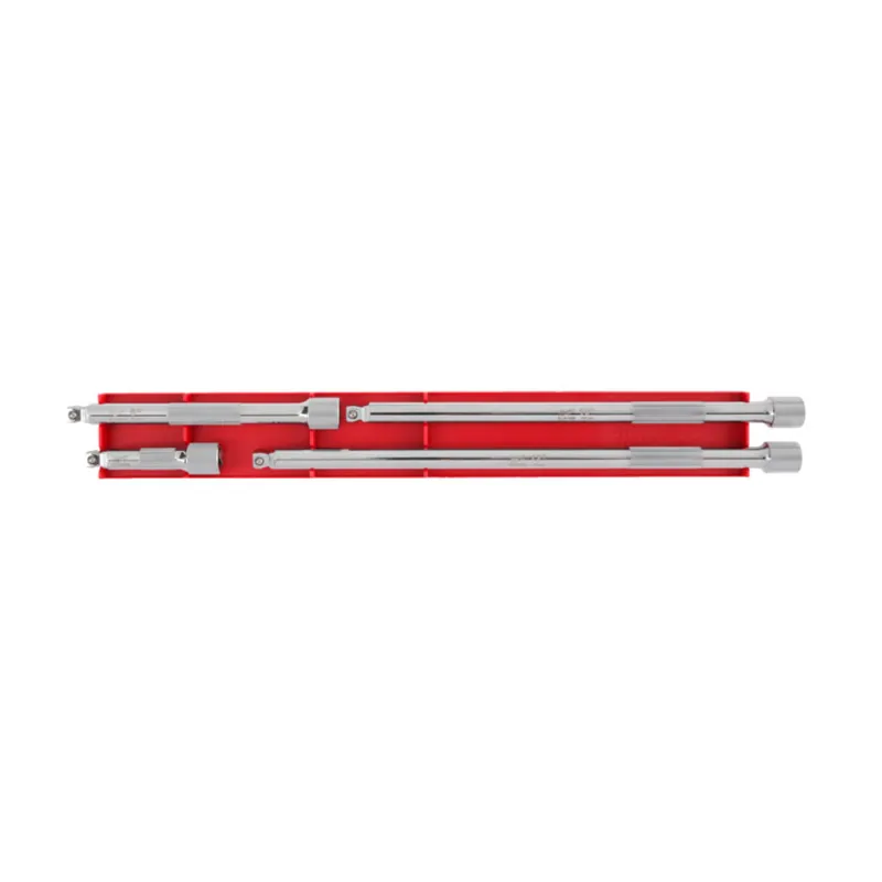 Rabatt Milwaukee - 1/4" Steckschlüssel- Schwenk-Verlängerungs Set 4tlg. (4932480640)