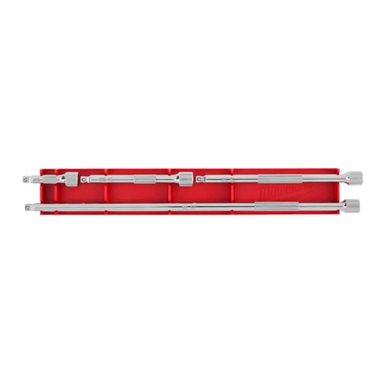 Top-Seller Milwaukee - 3/8" Steckschlüssel- Schwenk-Verlängerungs Set 4tlg. (4932480641)