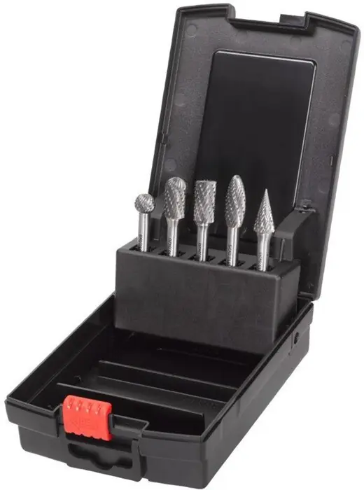 Billig Milwaukee - Hartmetall- Frässtifte- Set 5tlg. Kopf 10mm, Schaft 6mm (4932493577)