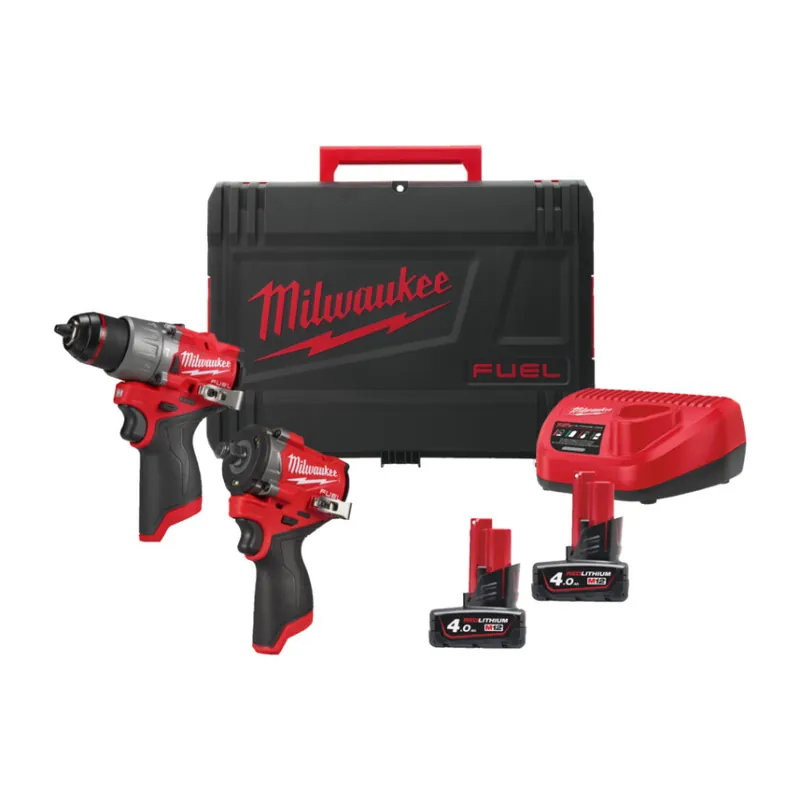 Milwaukee - FUEL Powerpack FPD2 + FCIWF12G3 + Akkus (M12 FPP2X2-402X) (4933498741) Direktkauf