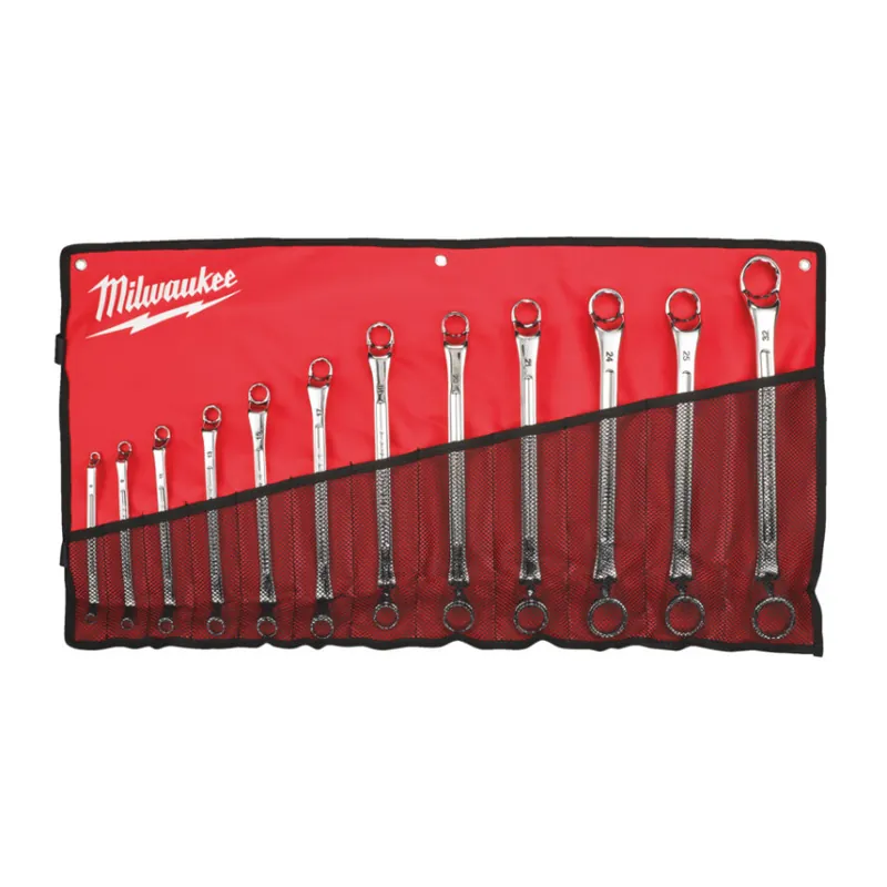 Meistverkauft Milwaukee - Doppel-Ringmaulschlüsselsatz, 12-teilig, gekröpft (4932492738)