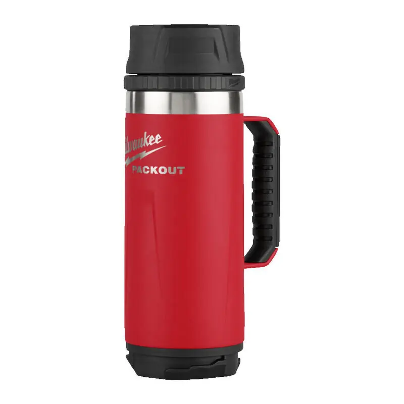 Top-Angebot Milwaukee - PACKOUT Isolierbecher mit Griff Rot/Schwarz