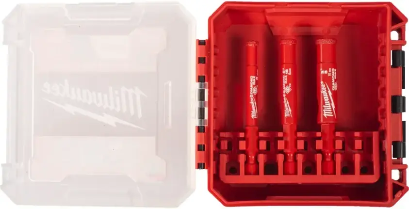 Zertifiziert Milwaukee - versch. Diamantbohrer-Set´s DIAMANT MAX 1/4" Hex