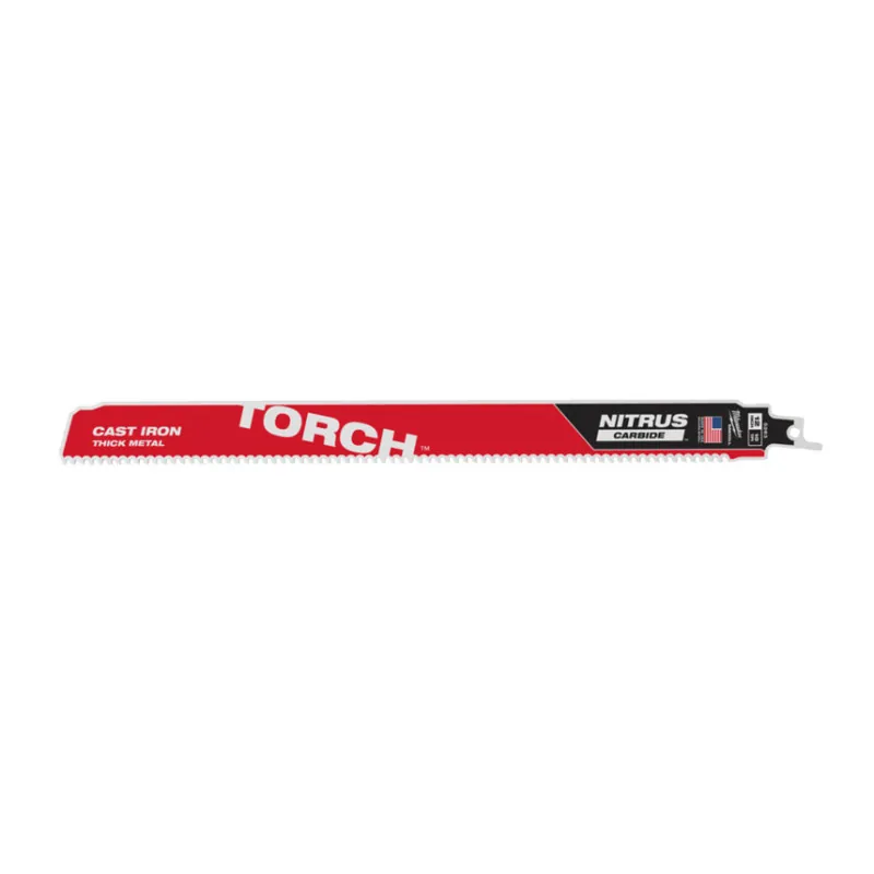 Milwaukee - Säbelsägeblatt Metall THE TORCH NITRUS HM-bestückt 10 TPI Neue Version 300 x 2,5 mm (10 TPI) Billig