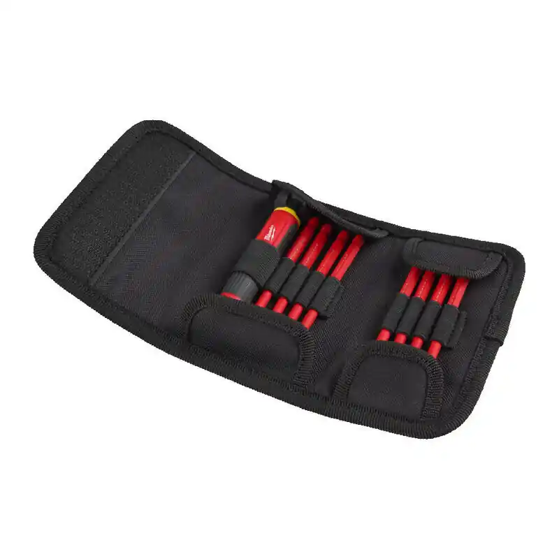 Neue Kollektion Milwaukee - Multi-Bit Feinschraubendreher 8 in 1, PH/ PZ/ TX/ SL, VDE geprüft (4932493659)