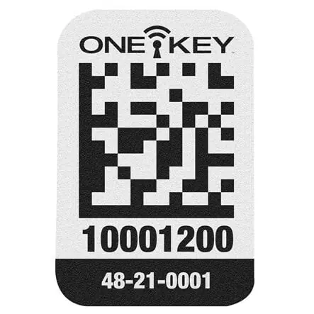 Sichere Zahlung Milwaukee - QR-Code Sticker für ONEKEY