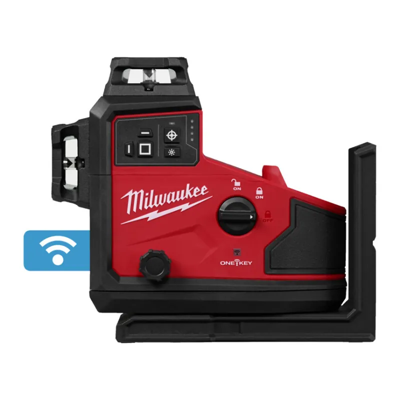Markenware Milwaukee - Kreuzlinienlaser 3 x 360° (M12 A3PLO) selbstausrichtender Kreuzlaser