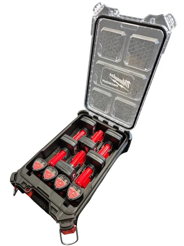 Milwaukee - 12V POWERPACK M12 Akku - Set x10 in Packout Compact Organiser Ausverkauf
