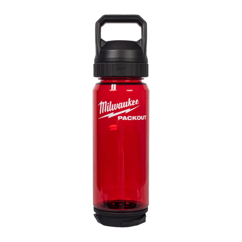 Nur Für Kurze Zeit Milwaukee - PACKOUT Kunststoff Trinkflasche rot 740ml - 1420ml