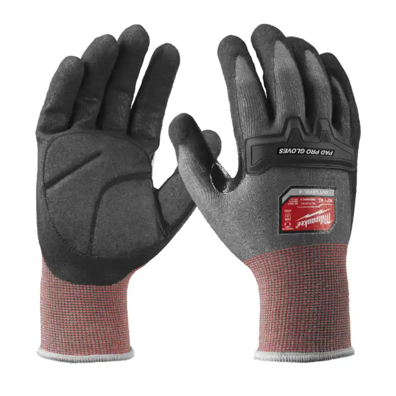Preisknaller Milwaukee - vibrationshemmender Schnittschutzhandschuhe PAD Pro Klasse 4 / D versch. Größen