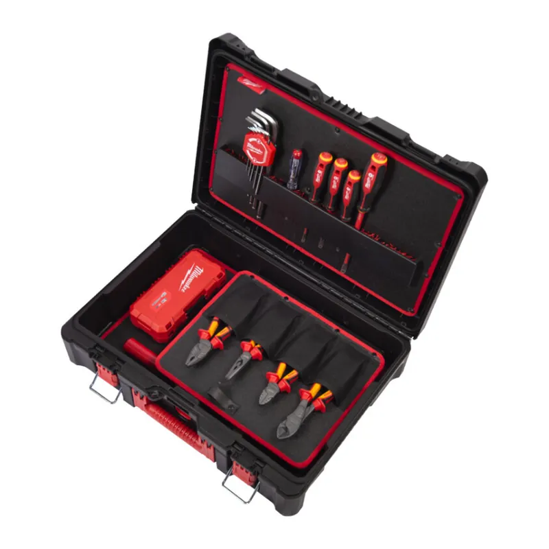 Top-Preis Milwaukee - PACKOUT Koffer bestückt "Elektriker" 62tlg. (4932499466)