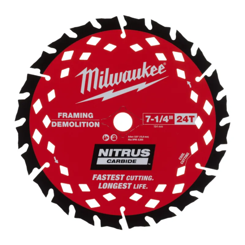 Milwaukee - Kreissägeblatt Nitrus für Handkreissägen 190/30mm Z24 (4932499376) Neu Im Sortiment