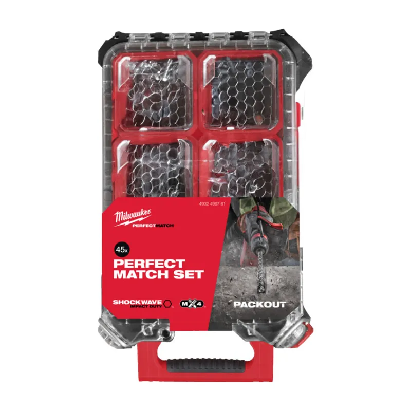 Sichere Zahlung Milwaukee - PACKOUT Allround Zubehör-Set im Organiser 45tlg. (4932499761)