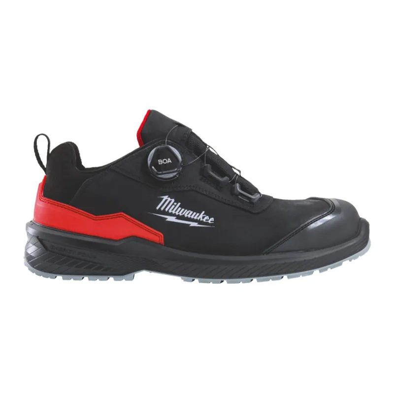 Milwaukee - FLEXTRED S3S Sicherheits- Halbschuh Leder mit BOA-Verschluss Markenprodukt