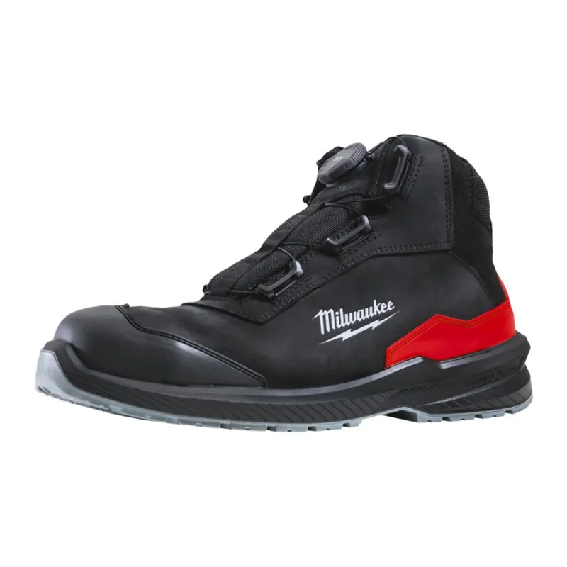 Finale Aktion Milwaukee - FLEXTRED S3S Sicherheits-Stiefel Leder mit BOA-Verschluss