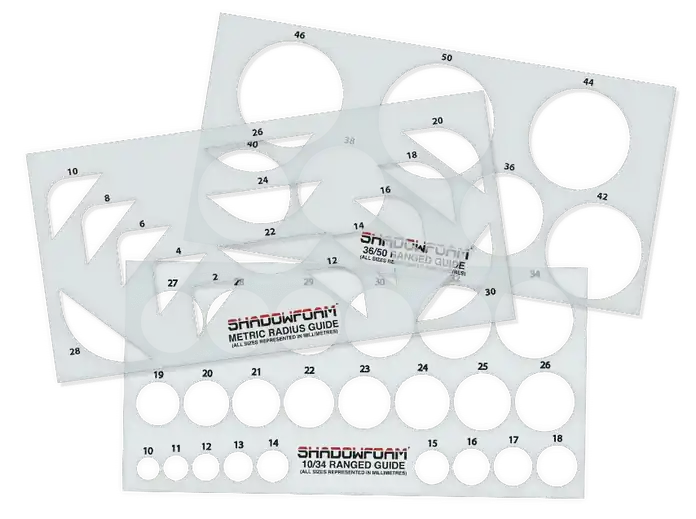Preisknaller ShadowFoam - Schaumstoffeinlagen Schablonensatz 3-tlg.