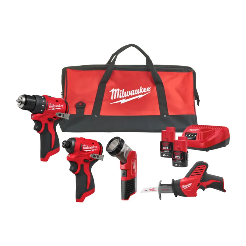 Milwaukee - Powerpack Set 4tlg. 12 V (M12 BLPP4A-202B) (4933499693) Super-Preis