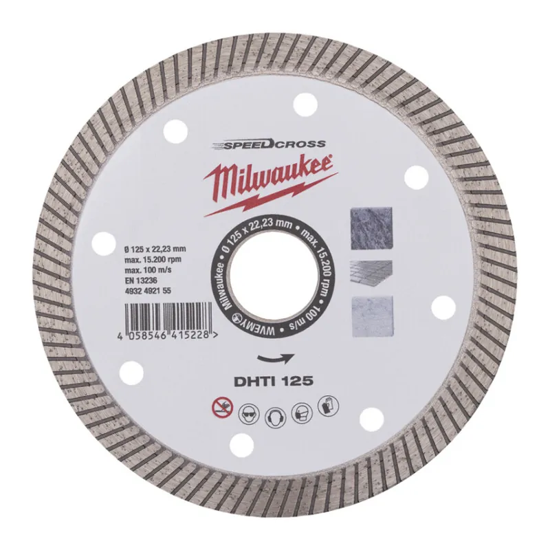 Milwaukee - Speedcross Diamanttrennscheibe DHTi 125 mm (4932492155) Nur Für Kurze Zeit