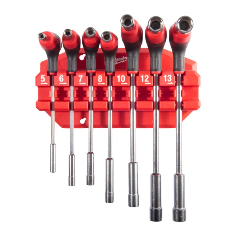 Milwaukee - T-Griff Steckschlüssel Softgrip 7-tlg. Set (4932498704) Beliebt