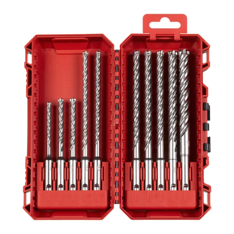 Meistverkauft Milwaukee - Hammerbohrer MX4 Gen2 SDS-Plus Set 10-teilig (4932500062) ersetzt 4932492115