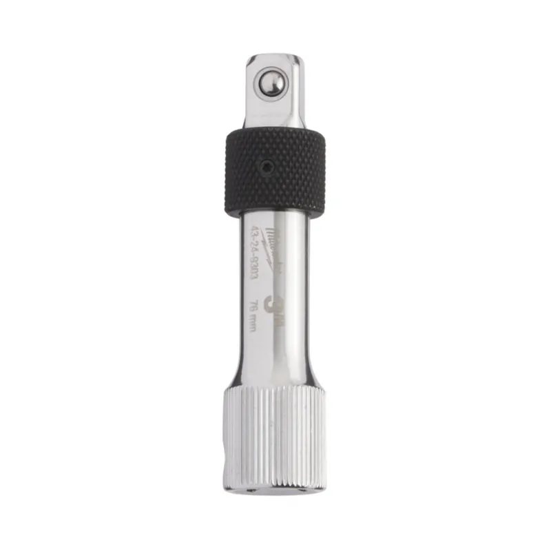 Expressversand Milwaukee - 3/8" Steckschlüssel - Verlängerung, verriegelbar, einzeln