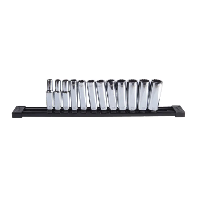 Milwaukee - 3/8" 12-Kant Steckschlüsseleinsatz SET 12 tlg., Lang 8-19mm (4932498796) Aktuell