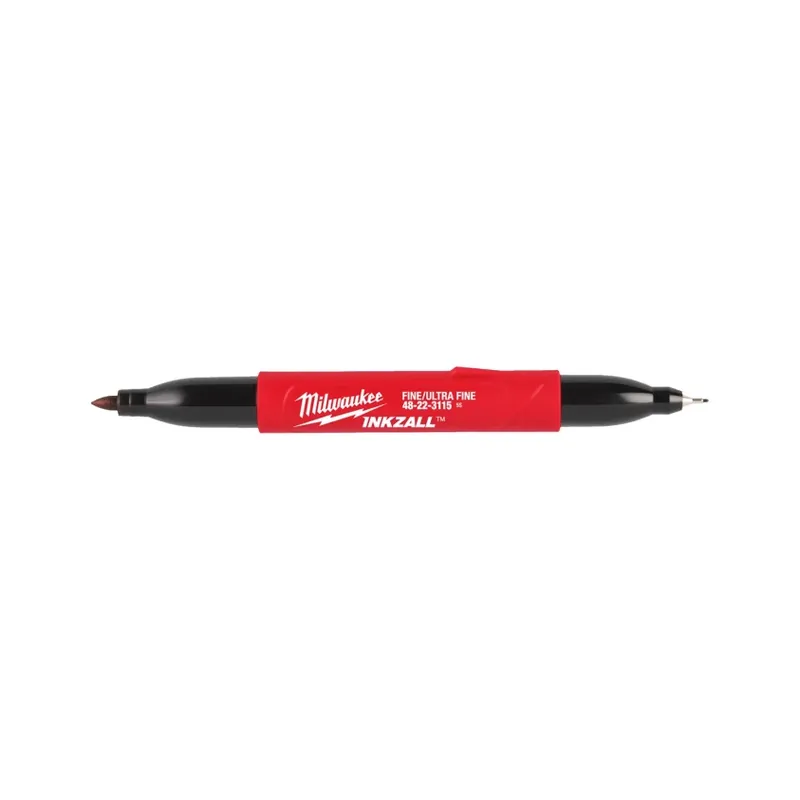 Top-Preis Milwaukee - INKZALL 2in1 Permanentmarker extra fein / fein (4932501154)