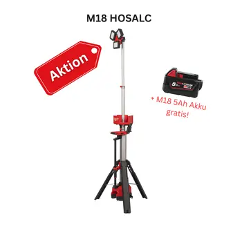 Milwaukee - AKTION Lichter-Promo M18 HOSALC + 1x M18 5Ah Akku gratis Zertifiziert