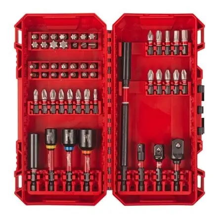 Milwaukee - Bit- & Steckschlüssel Set Shockwave 54-teilig (4932500389) Super-Preis