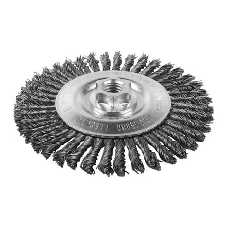 Milwaukee - Rundbürste für Winkelschleifer M14 gezopft 125mm Stahl & Edelstahl Sofort Bestellen