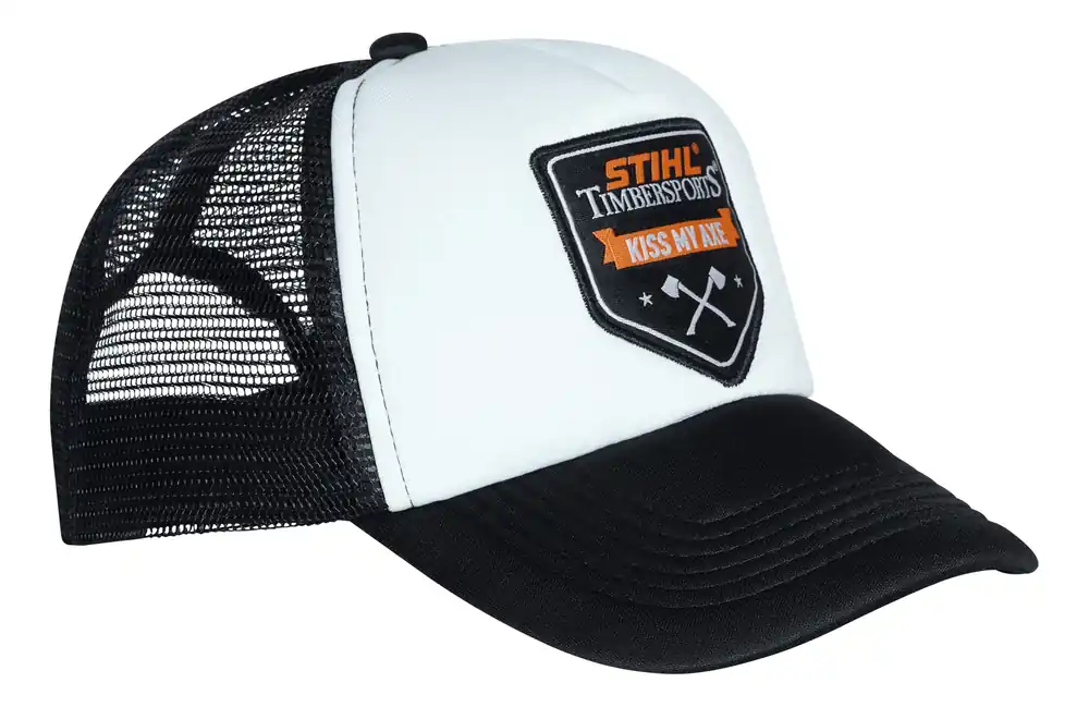Kracherpreis STIHL TIMBERSPORTS® Collection Trucker Cap „Kiss my Axe“