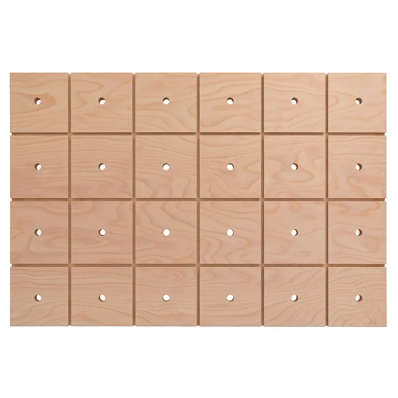 Sale Platte für DICTUM® Multifunktionstisch, Lochmuster & T-Nuten, Buche-Mehrschicht