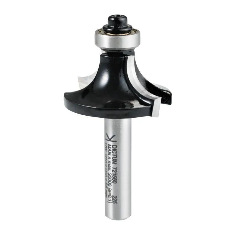 DICTUM® HW-Abrundfräser mit Kugellager, Schaft Ø 8 mm, R 10 mm Finale Aktion