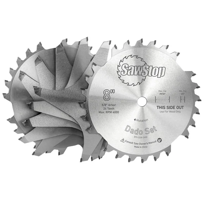 Bestpreis SawStop DADO-Nutsägeblatt HW 203x6,35-23 WZ24, Set