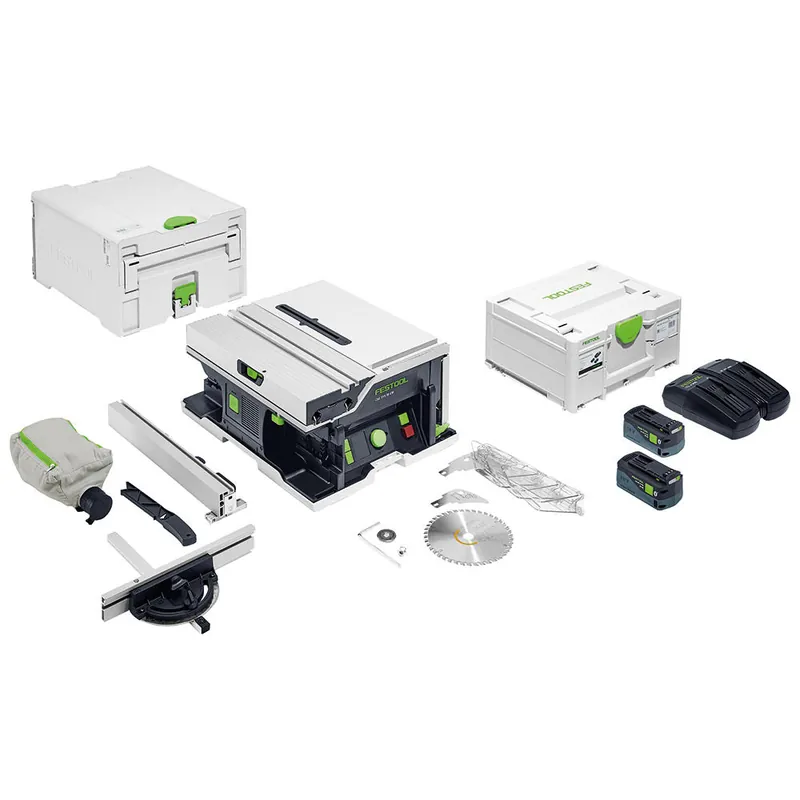 Garantierte Lieferung Festool Akku-Tischkreissäge CSC SYS 50 EBI-Plus