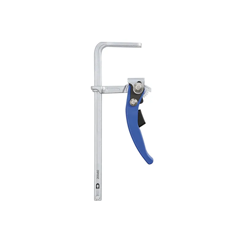 Nur Heute DICTUM® Hebelzwinge für Führungsschienen, Ausladung 60 mm, Spannweite 200 mm