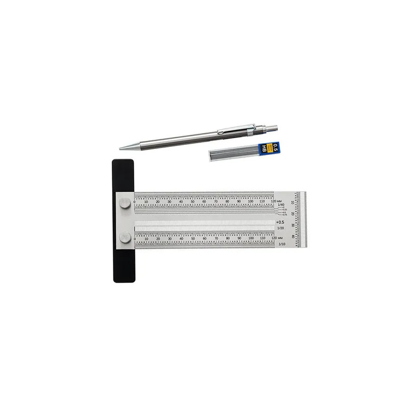 Hattori® Präzisions-Anreißlineal, 120 mm Abverkauf