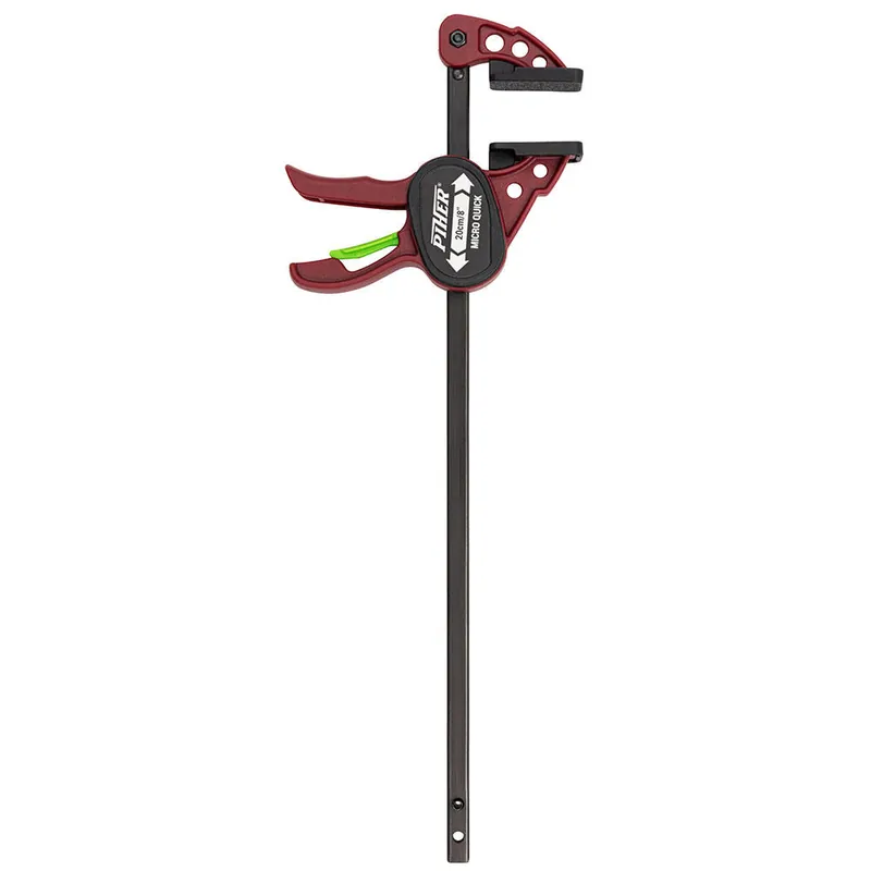Piher® Einhandklemme Micro Quick, Paar, Ausladung 38 mm, Spannweite 200 mm Neue Kollektion