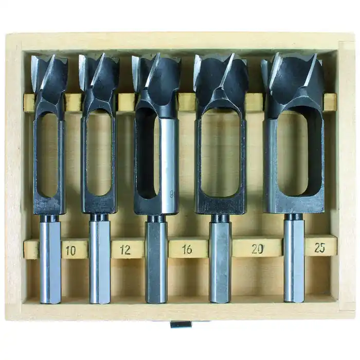 Zylindrische Zapfenschneider, Satz, 5-teilig Begrenztes Angebot