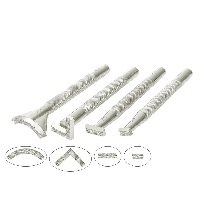 Ivan® Punziereisen, Seil-Motiv, Satz, 4-teilig Billig