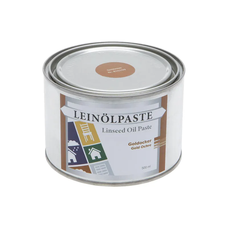 Leinölpaste Goldocker Billig