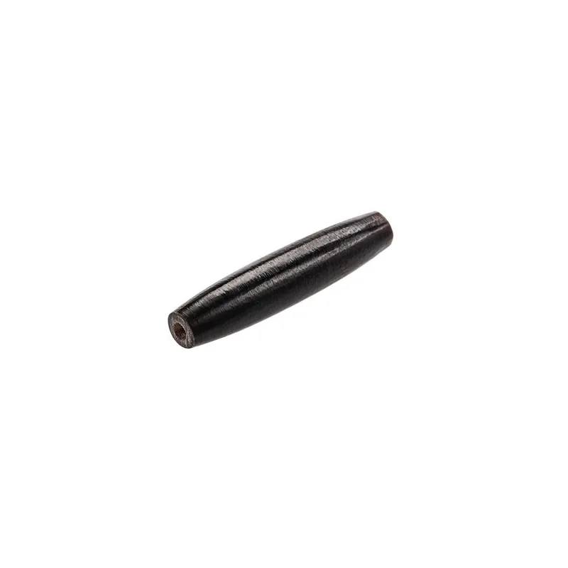 Hornperlen »Hairpipe«, schwarz, 38 mm, 10 Stück Markenware