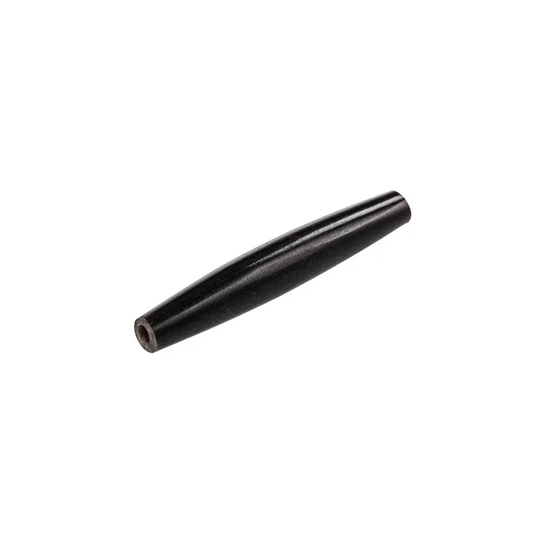 Letzte Chance Hornperlen »Hairpipe«, schwarz, 50 mm, 10 Stück